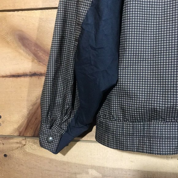 DryJoys by FootJoy Houndstooth Rain Jacket Coat Mens Size Large Golf Full Zip - Picture 12 of 12